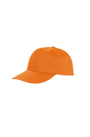 Result Unisex Core Houston 5 Panel Printers Baseball Cap - Orange