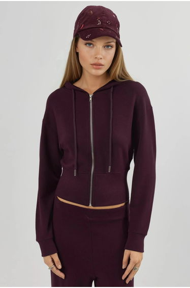 BUSEM Hooded Long Sleeve Zipper Jacket