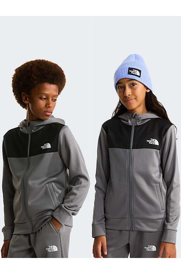 The North Face Kids Reaxion FZ Hoodie in Grey