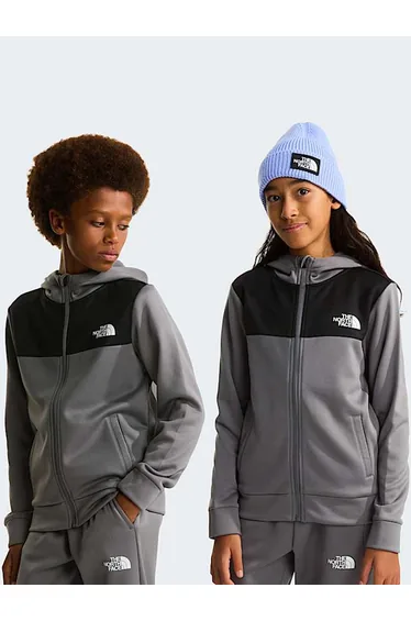 The North Face Kids Reaxion FZ Hoodie in Grey