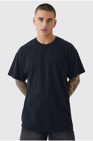 Oversized Disney Cars License Back Print T-shirt - black
