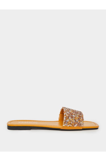 Embellished Slip-On Sandals