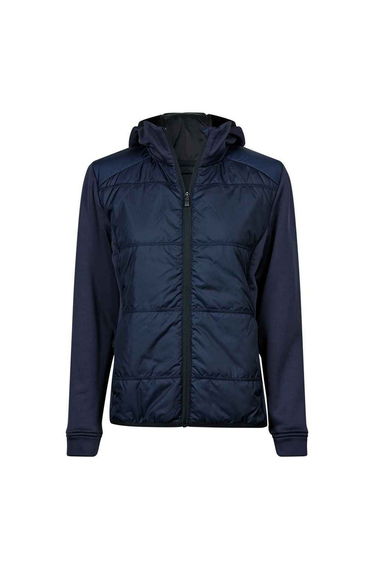 Tee Jays Womens/Ladies Stretch Hooded Jacket - Navy