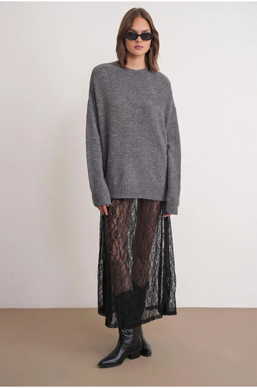 Mixray Oversized Knitwear Sweater