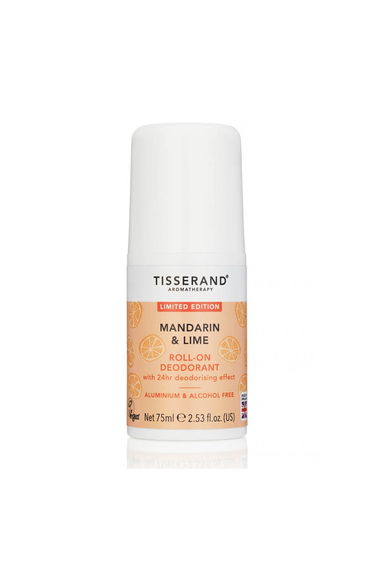 Tisserand Aromatherapy Mandarin & Lime Roll-On Deodorant 75ml