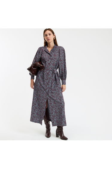 Full Maxi Dress with Long Sleeves