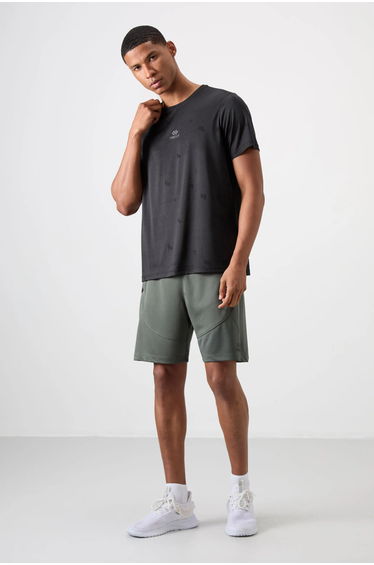 TOMMY Men's Solid Bird's Eye Crew Neck T-Shirt