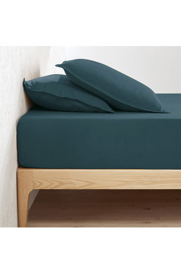 Linot 100% Washed Linen Fitted Sheet for Deep Mattresses (30cm)