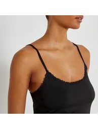 Slip with Adjustable Shoestring Straps - 5