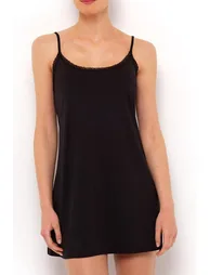 Slip with Adjustable Shoestring Straps