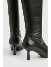 Stretch Sock Stiletto Boots - black - 2