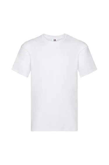 Fruit Of The Loom Mens Original Short Sleeve T-Shirt - White
