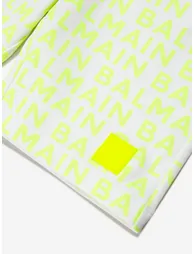 Boys Logo Jersey Shorts in White - 3