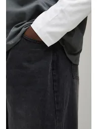 بنطلون جينز دينيم - أسود - 2