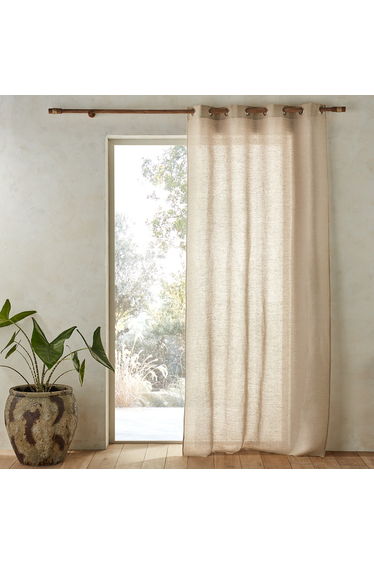 Colin Linen Curtain with Eyelets