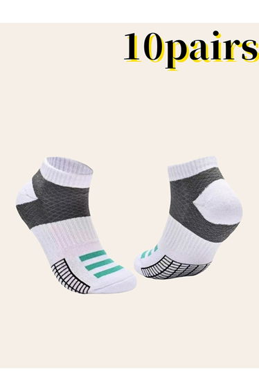 Pack of 10 - Graphic Print Crew Socks