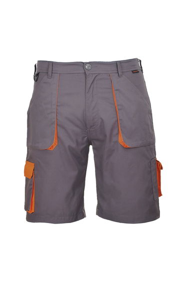 Portwest Mens Contrast Workwear Shorts - Charcoal