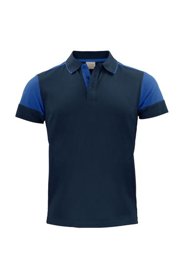 Printer Mens Prime Contrast Polo Shirt - Cobalt Blue/Navy