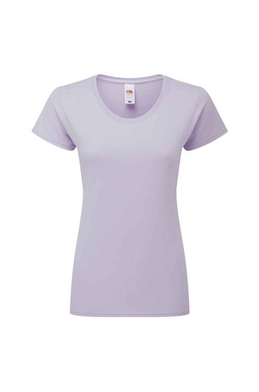 Fruit Of The Loom Womens/Ladies Iconic Ringspun Cotton T-Shirt - Soft Lavender
