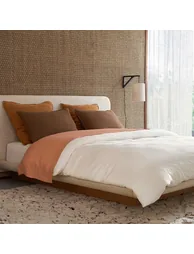 Elina Washed Linen Fitted Sheet for Thick Mattresses - 3