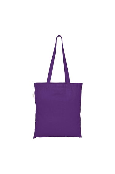 EcoTote Recycled Cotton Tote Bag - Purple