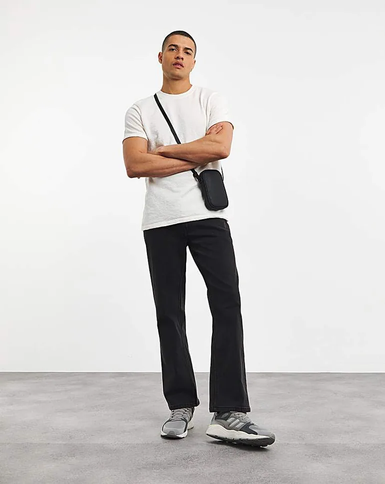 Loose Fit Stretch Jean Black