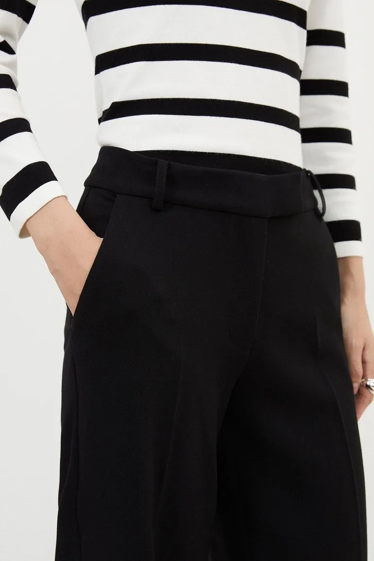 Petite Tailored Straight Leg Trousers - 2