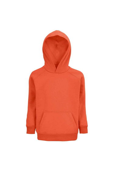 SOLS Childrens/Kids Stellar Organic Hoodie - Burnt Orange
