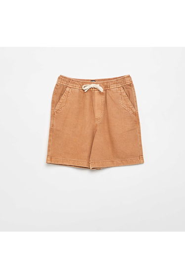 Twill Bermuda Shorts BROWN