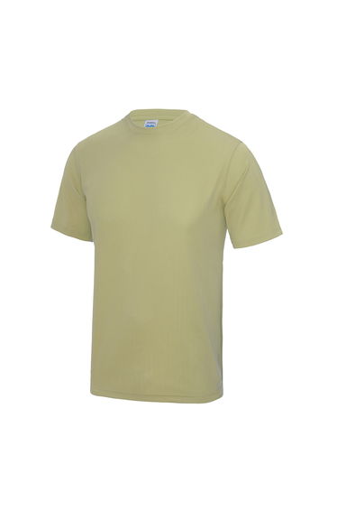 AWDis Just Cool Mens Performance Plain T-Shirt - Desert Sand