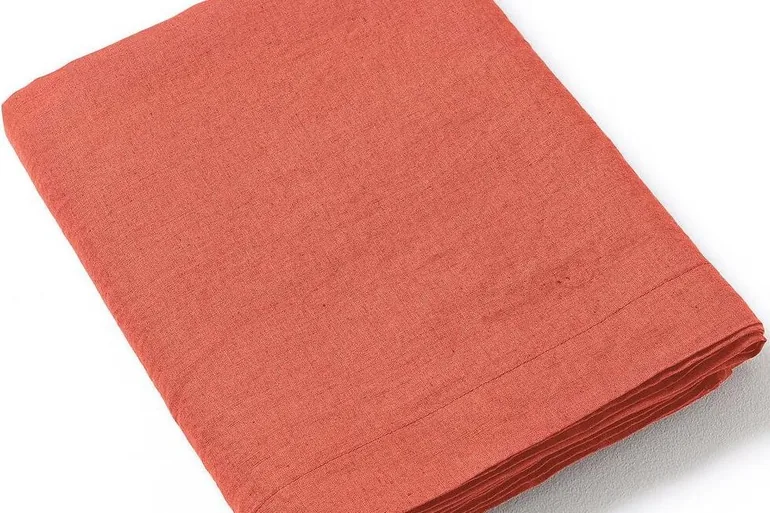 Elina Washed Linen Flat Sheet