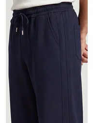 Wide Leg Drawstring Pants - 4