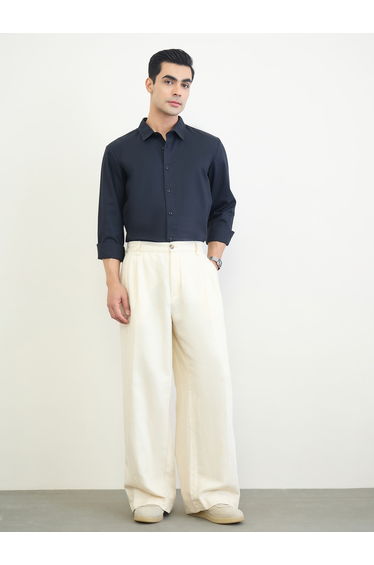 Men Regular Fit Solid Shirt