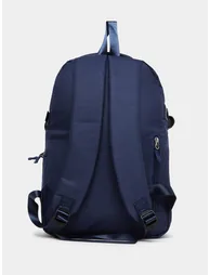 Navy Blue Large-Capacity Backpack - 1