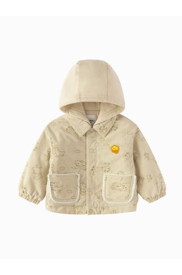 Boys' Corduroy Jacket with Hood
