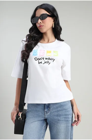 Printed Short Sleeve T Shirt