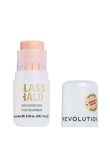 Revolution Glass Halo Highlighter Stick Golden Glow