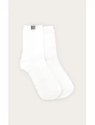 White PLT Branded Sport Socks - 1