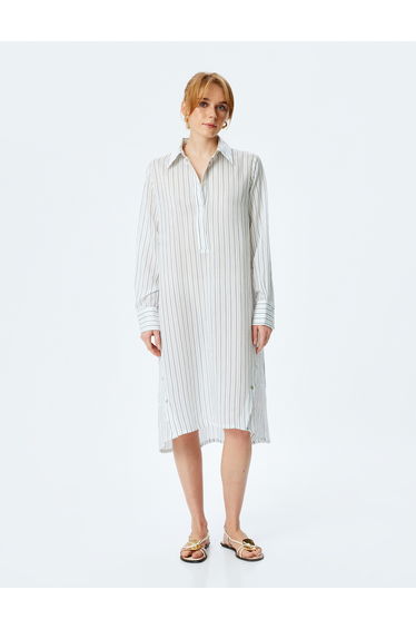 Oversized Shirt Dress