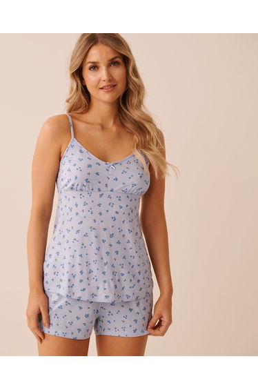 Berry Print Soft Jersey Cami