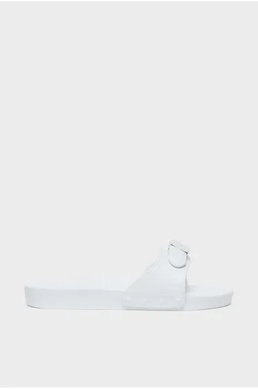 Pescura Flat Sandal Off White