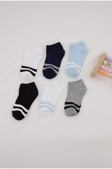 Stripe Detailed Socks 6-Pack