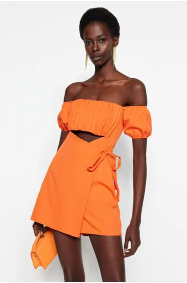 Jumpsuit - Orange - Regular fit