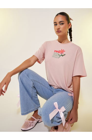 Graphic Print Round Neck T-Shirt