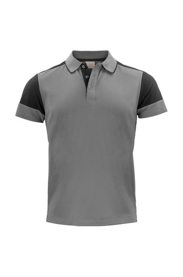 Printer Mens Prime Contrast Polo Shirt - Anthracite/Black
