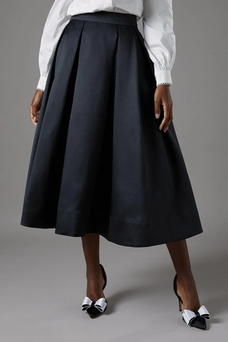 Twill Full Volume Skirt - 1