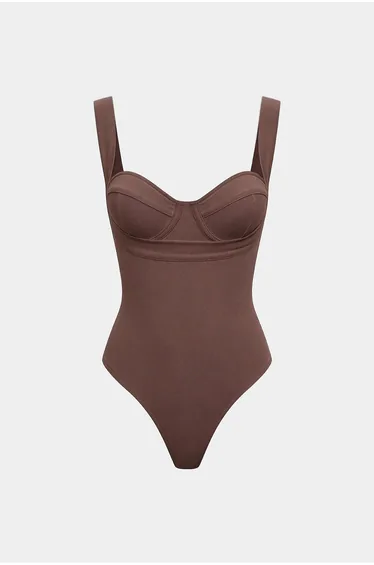 Solid Slip Sleeveless Bodysuit