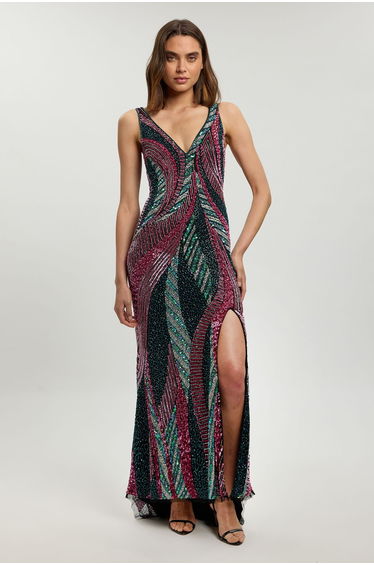Premium Embellished Maxi Dress