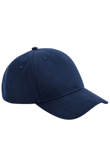 Beechfield Unisex Adult Organic Cotton 5 Panel Baseball Cap - Navy