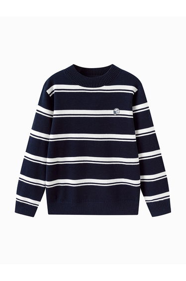 Boys' Striped Knitted Pullover